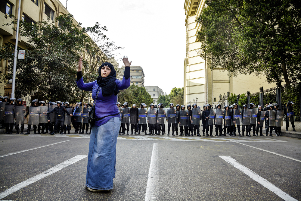 Photographie extraite du livre Génération Tahrir