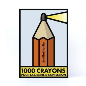 1000 crayons pour la liberté d’expression