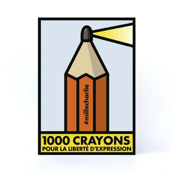 1000 crayons pour la liberté d’expression