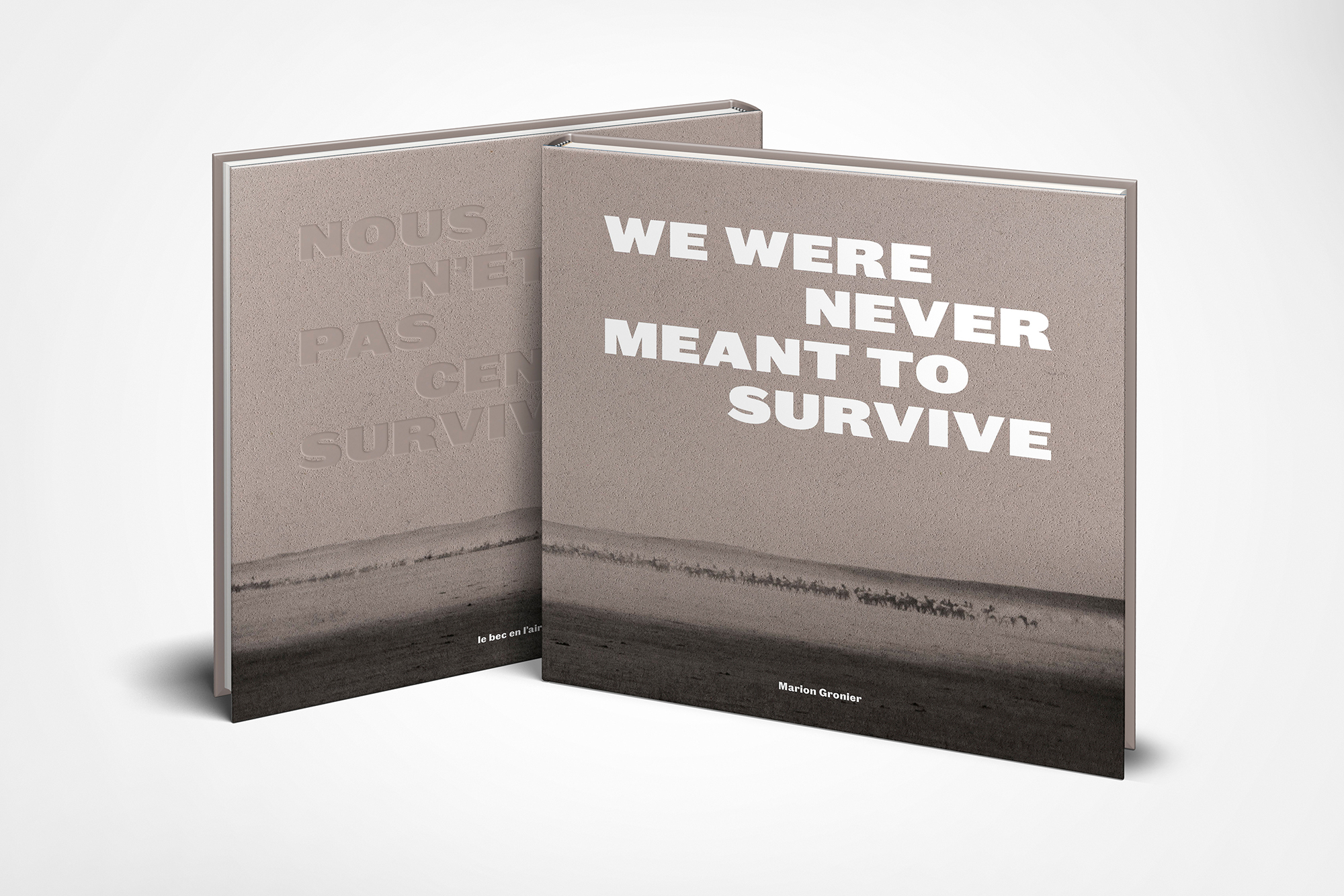 Couverture du livre We Were Never Meant To Survive, de Marion Gronier