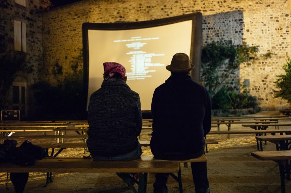 @ Frédéric Lecloux - Projection en plein air organisée par la Maison de l'Image d'Aubenas, Thueyts, 6 juillet 2020