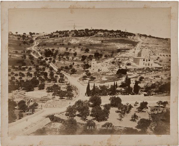 Félix Bonfils Mont des oliviers, Jérusalem, Palestine, vers 1888 © Felix Bonfils © Musée d’art et d’histoire du Judaïsme