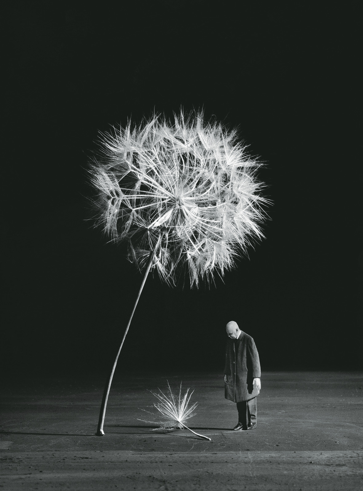 Photographie de Gilbert Garcin extraite du livre "Rien que la lumière. Les collections du Château d'Eau"